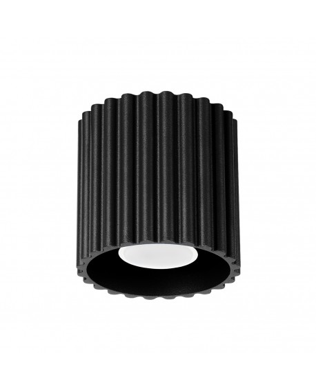 Plafon AURA 1 czarny GU10 Sollux SL.1784