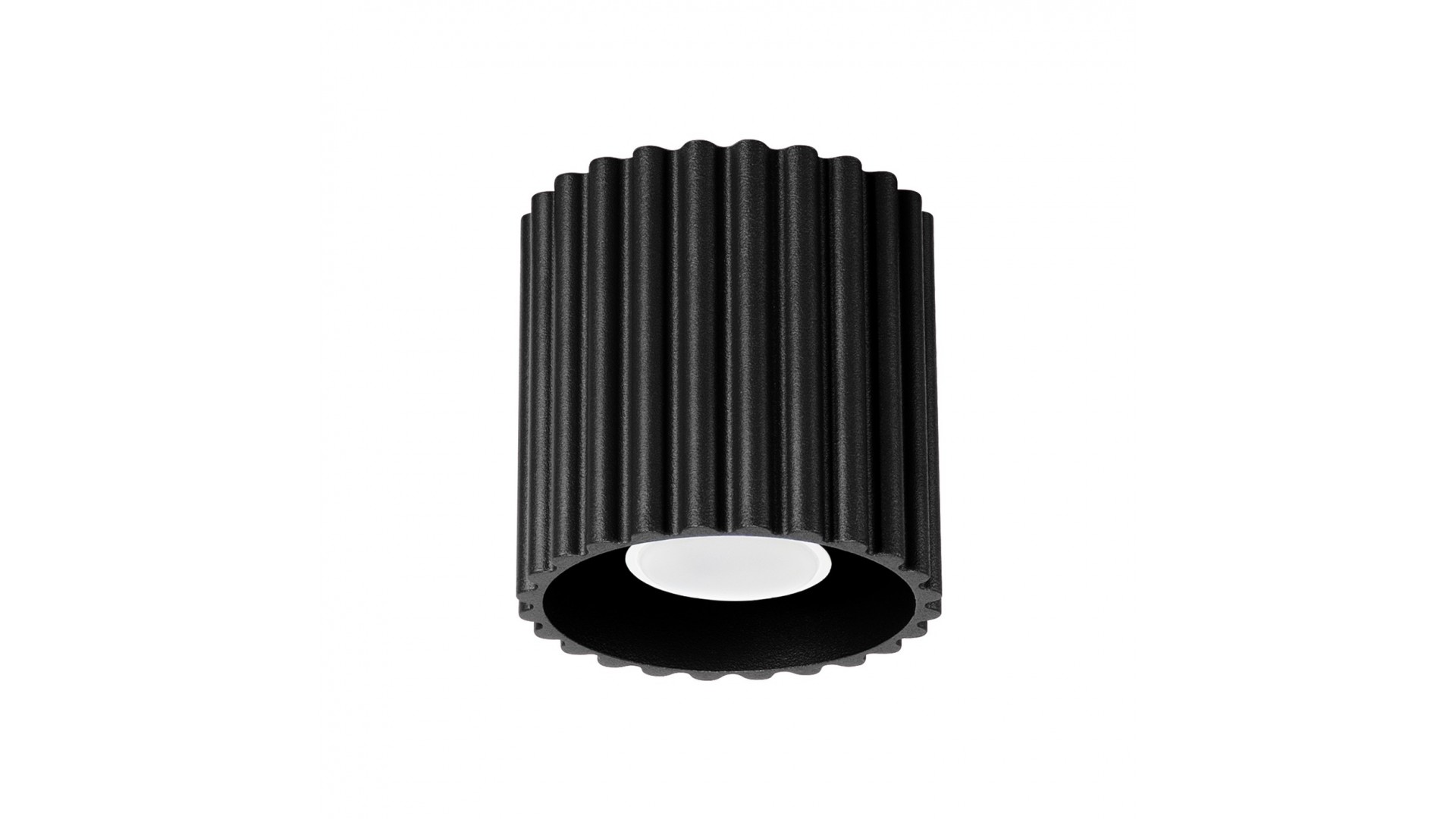 Plafon AURA 1 czarny GU10 Sollux SL.1784
