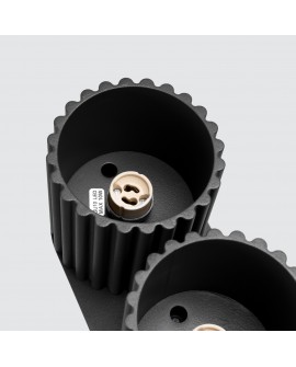 Plafon AURA 2 czarny GU10 Sollux SL.1785