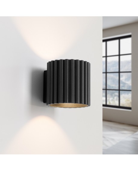 Kinkiet AURA czarny G9 Sollux SL.1786