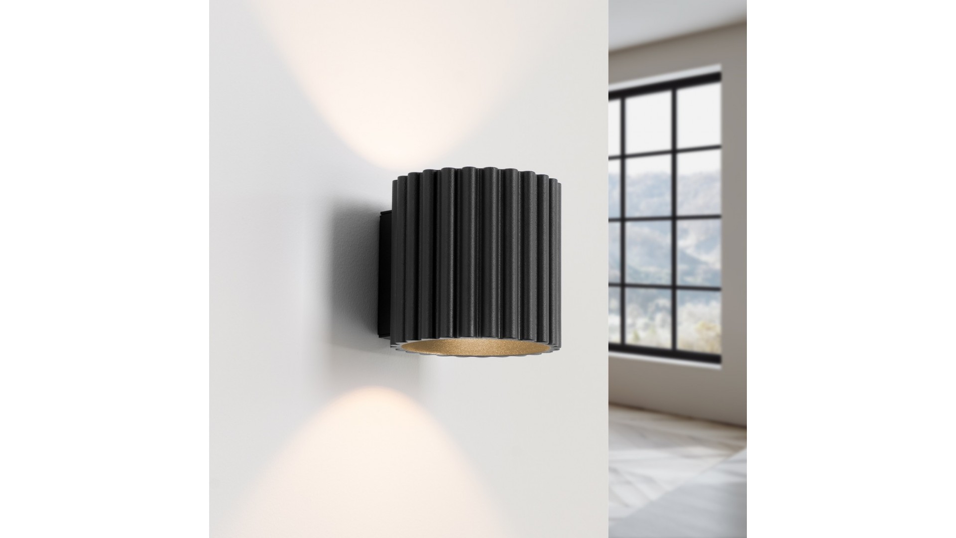 Kinkiet AURA czarny G9 Sollux SL.1786