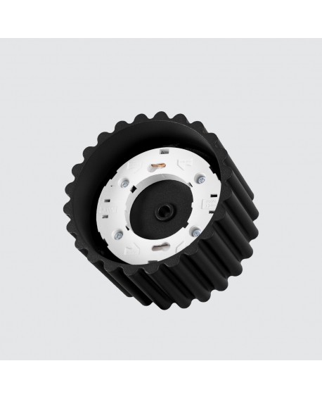 Plafon AURA 1 czarny Gx53 Sollux SL.1787