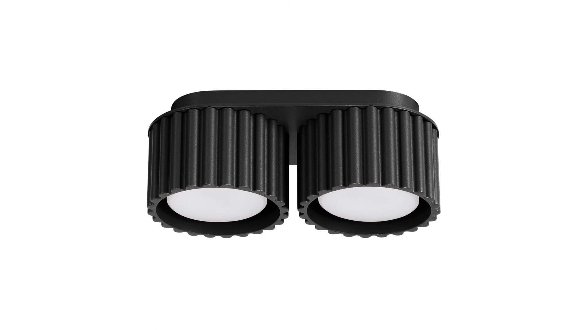 Plafon AURA 2 czarny Gx53 Sollux SL.1788