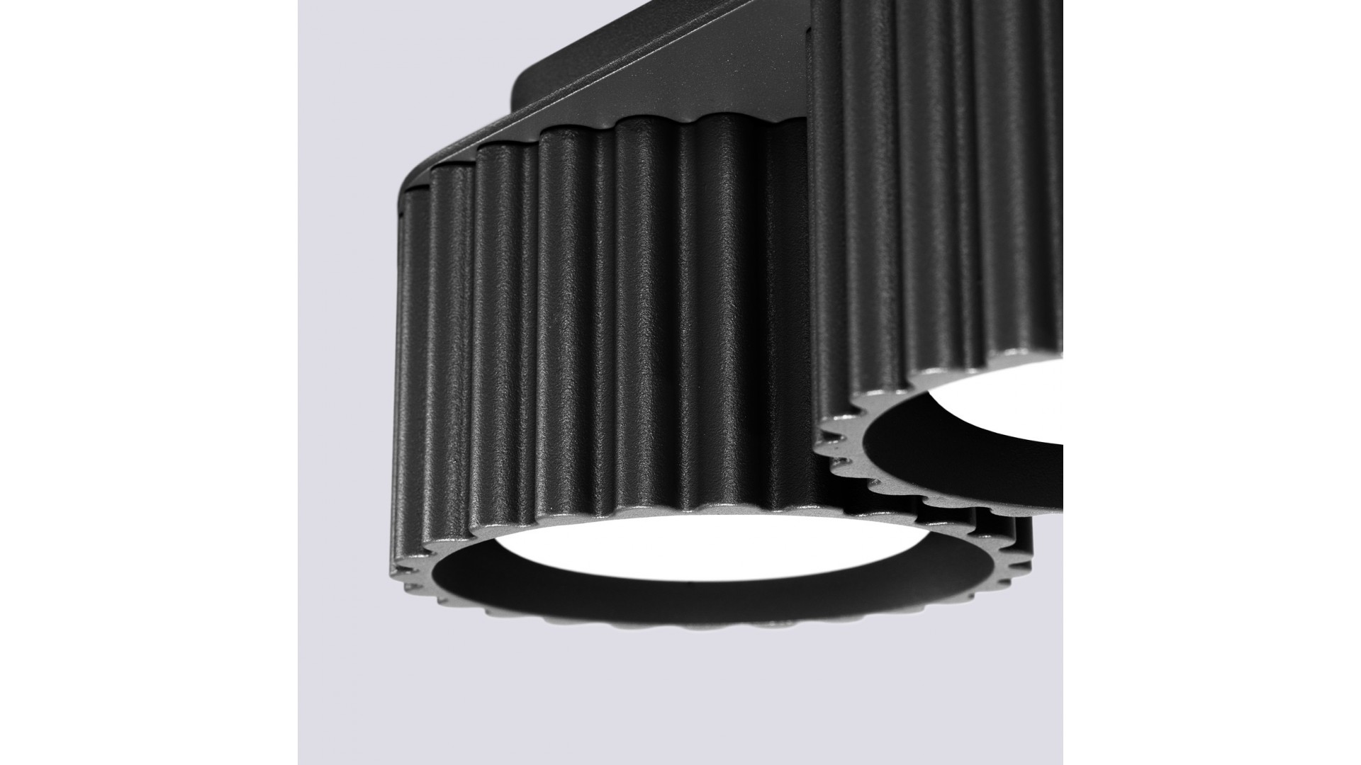 Plafon AURA 2 czarny Gx53 Sollux SL.1788