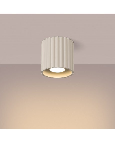 Plafon AURA 1 beżowy GU10 Sollux SL.1789