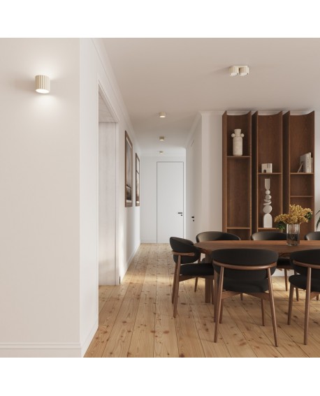 Plafon AURA 1 beżowy Gx53 Sollux SL.1792