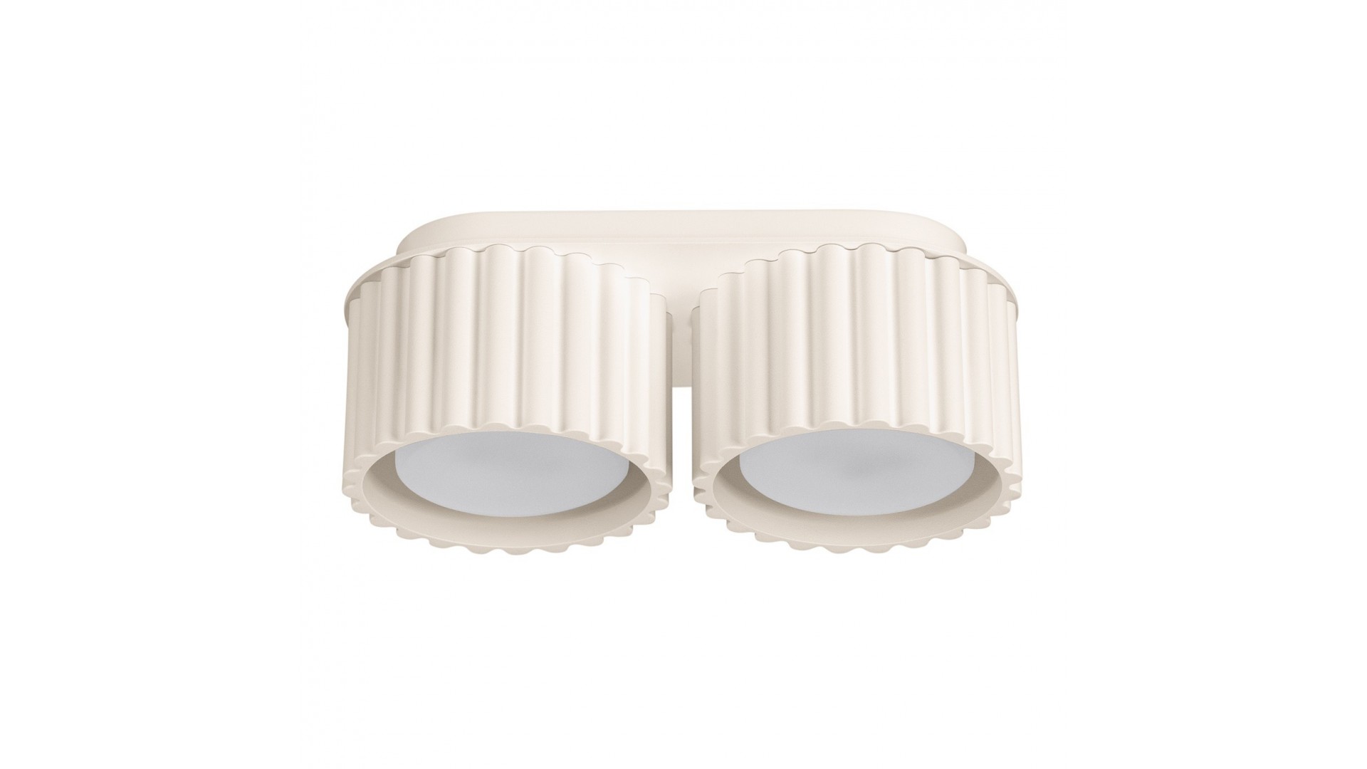 Plafon AURA 2 beżowy Gx53 Sollux SL.1793