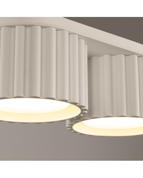 Plafon AURA 2 beżowy Gx53 Sollux SL.1793