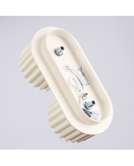 Plafon AURA 2 beżowy Gx53 Sollux SL.1793