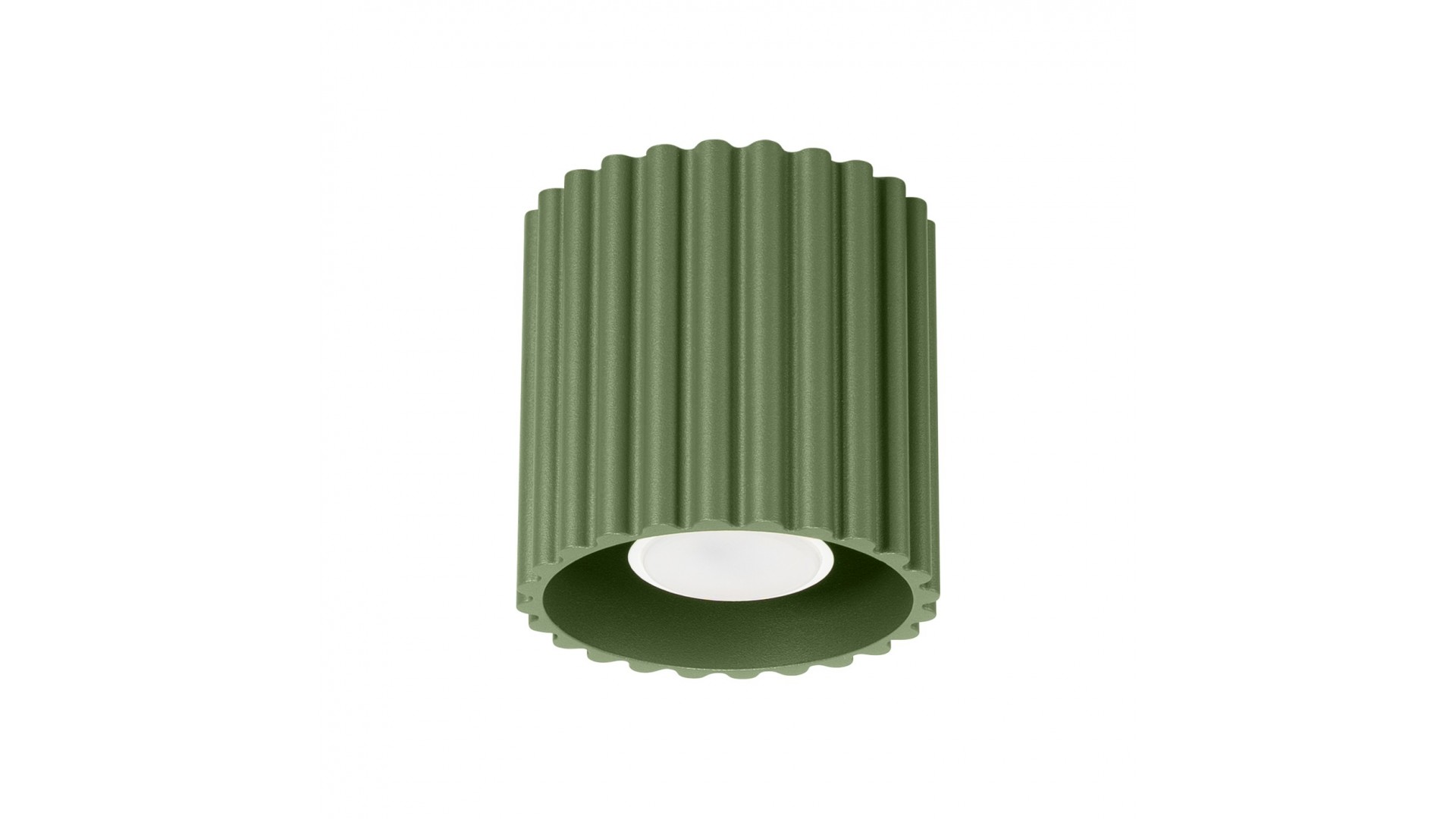 Plafon AURA 1 zielony oliwkowy GU10 Sollux SL.1794