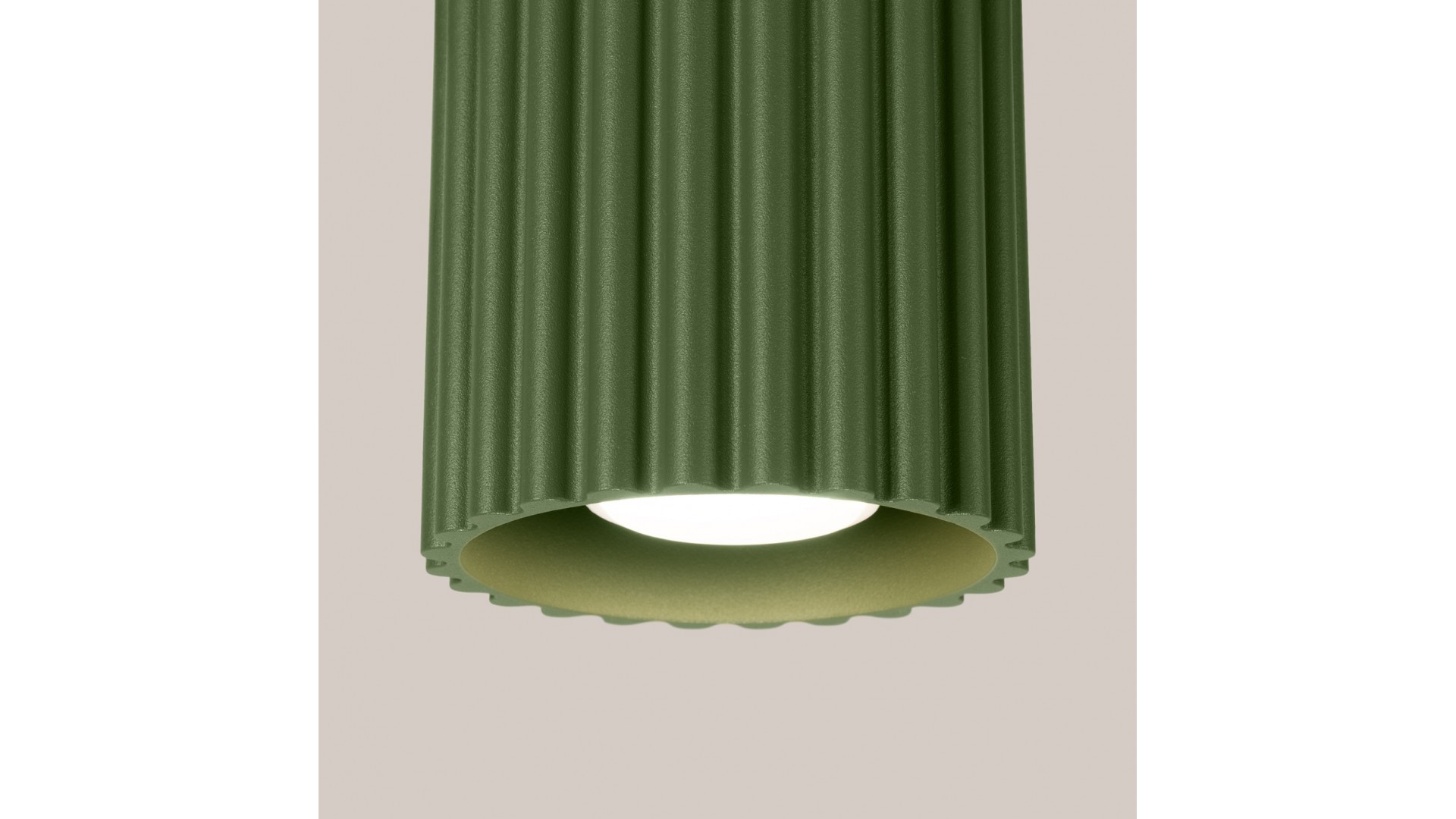 Plafon AURA 1 zielony oliwkowy GU10 Sollux SL.1794