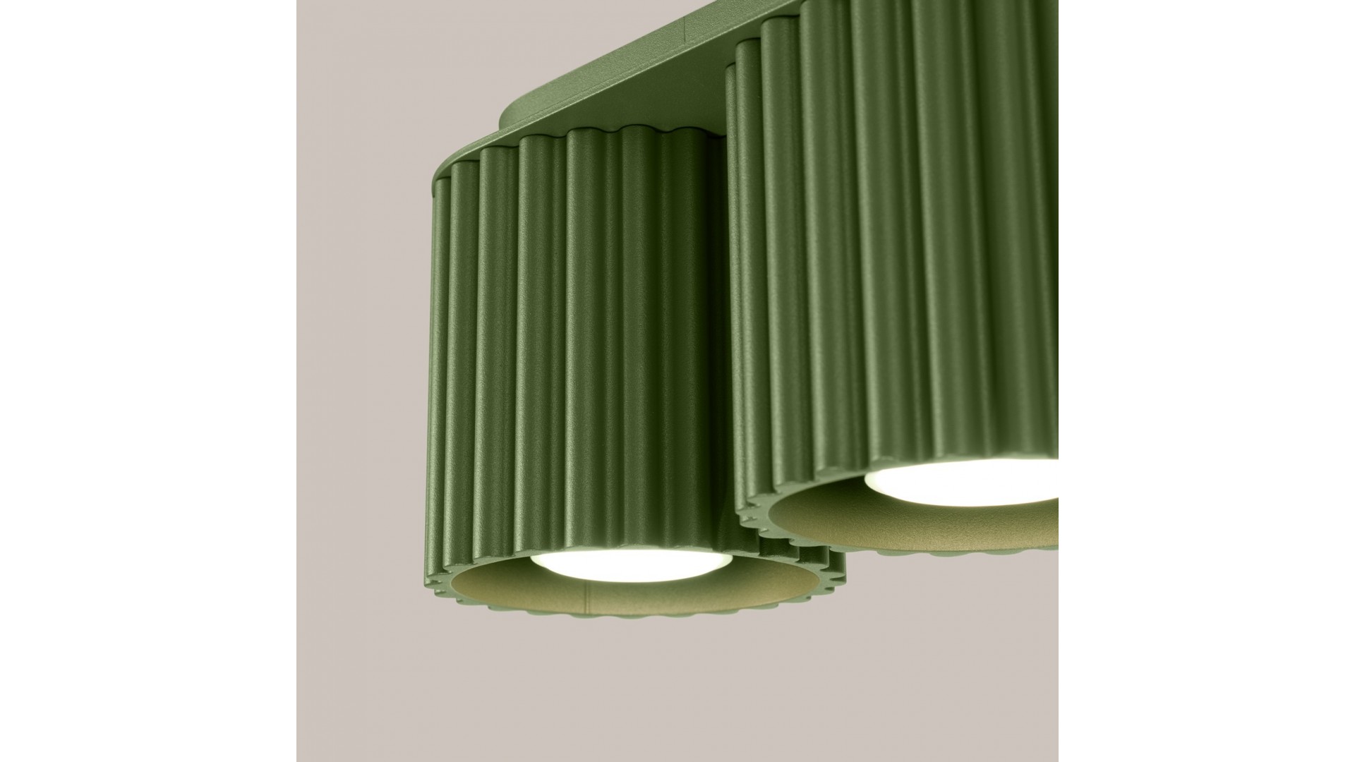Plafon AURA 2 zielony oliwkowy GU10 Sollux SL.1795