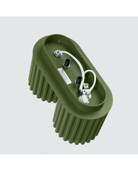 Plafon AURA 2 zielony oliwkowy GU10 Sollux SL.1795