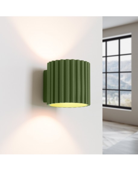 Kinkiet AURA zielony oliwkowy G9 Sollux SL.1796