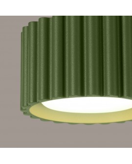 Plafon AURA 1 zielony oliwkowy Gx53 Sollux SL.1797