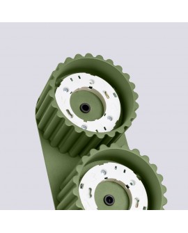 Plafon AURA 2 zielony oliwkowy Gx53 Sollux SL.1798