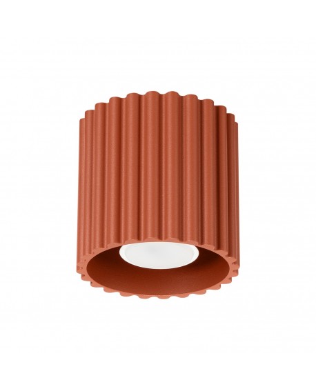 Plafon AURA 1 ochra czerwona GU10 Sollux SL.1799