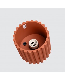 Plafon AURA 1 ochra czerwona GU10 Sollux SL.1799