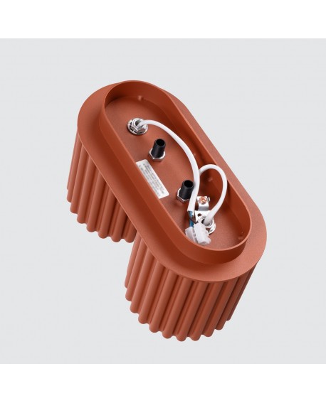 Plafon AURA 2 ochra czerwona GU10 Sollux SL.1800