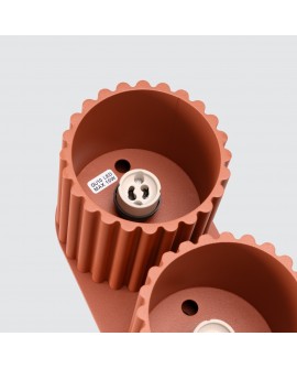 Plafon AURA 2 ochra czerwona GU10 Sollux SL.1800