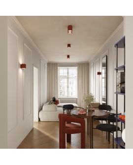 Kinkiet AURA ochra czerwona G9 Sollux SL.1801