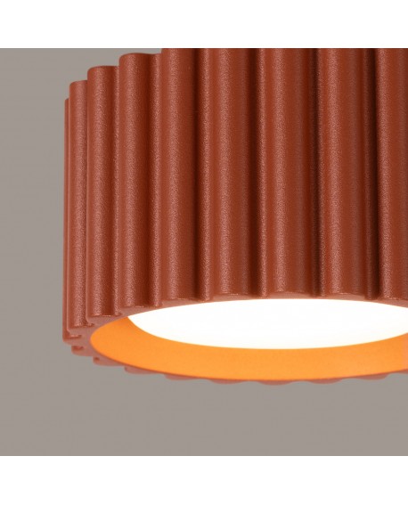 Plafon AURA 1 ochra czerwona Gx53 Sollux SL.1802