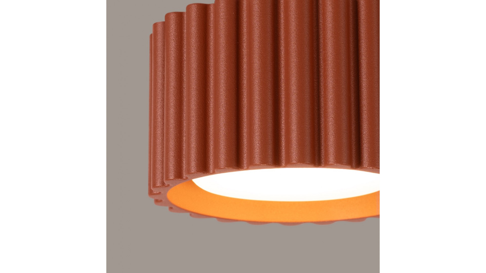 Plafon AURA 1 ochra czerwona Gx53 Sollux SL.1802