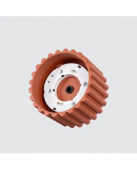 Plafon AURA 1 ochra czerwona Gx53 Sollux SL.1802