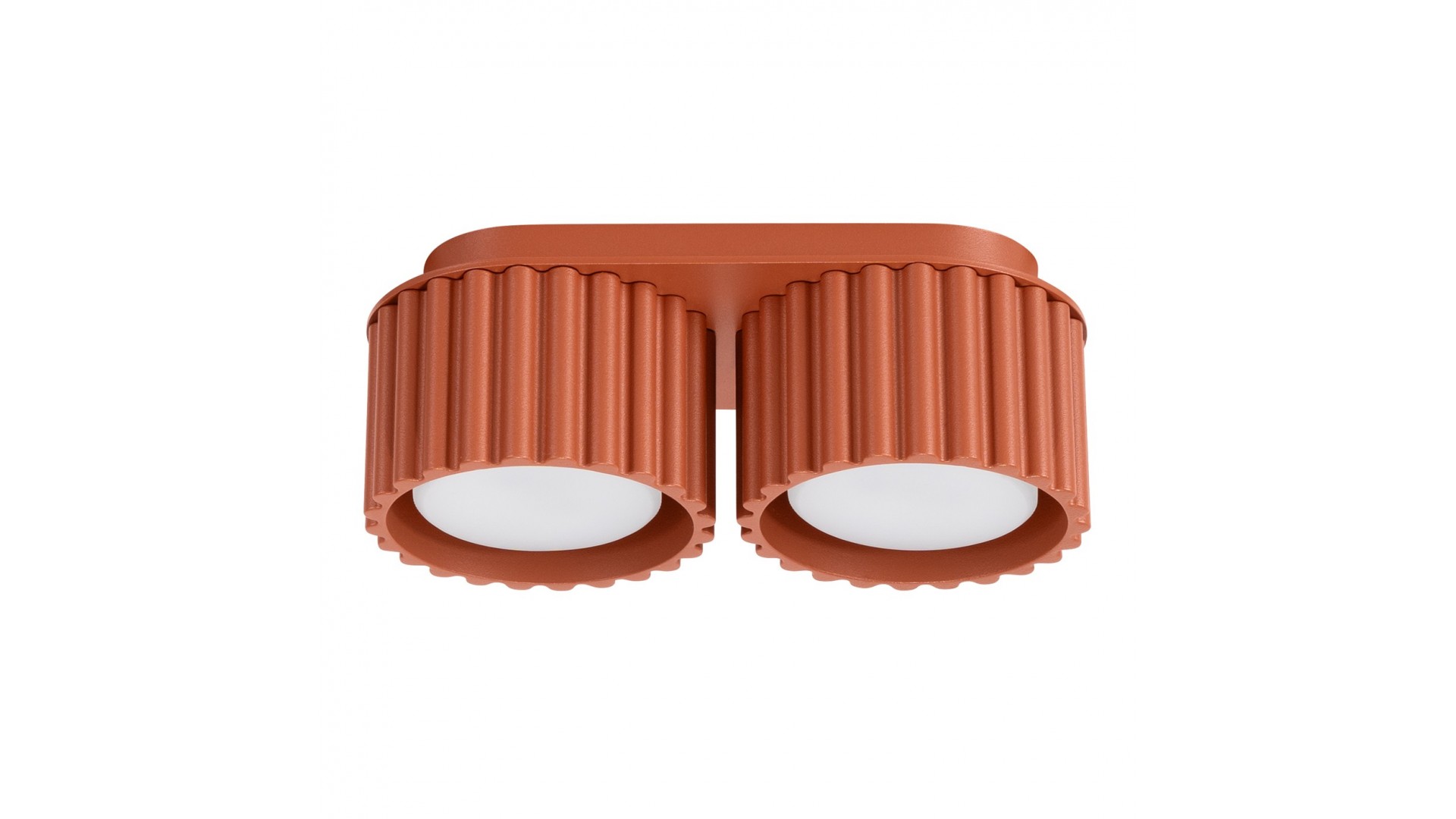 Plafon AURA 2 ochra czerwona Gx53 Sollux SL.1803