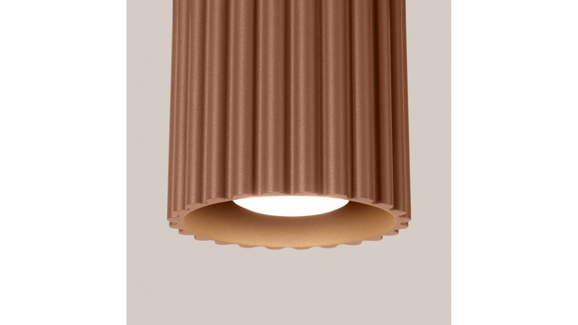 Plafon AURA 1 mocca GU10 Sollux SL.1804