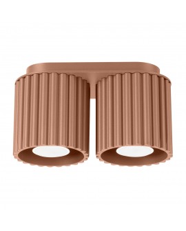 Plafon AURA 2 mocca GU10 Sollux SL.1805