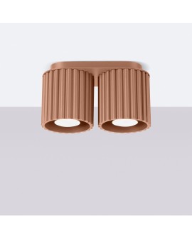 Plafon AURA 2 mocca GU10 Sollux SL.1805