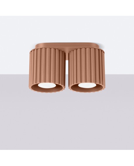 Plafon AURA 2 mocca GU10 Sollux SL.1805