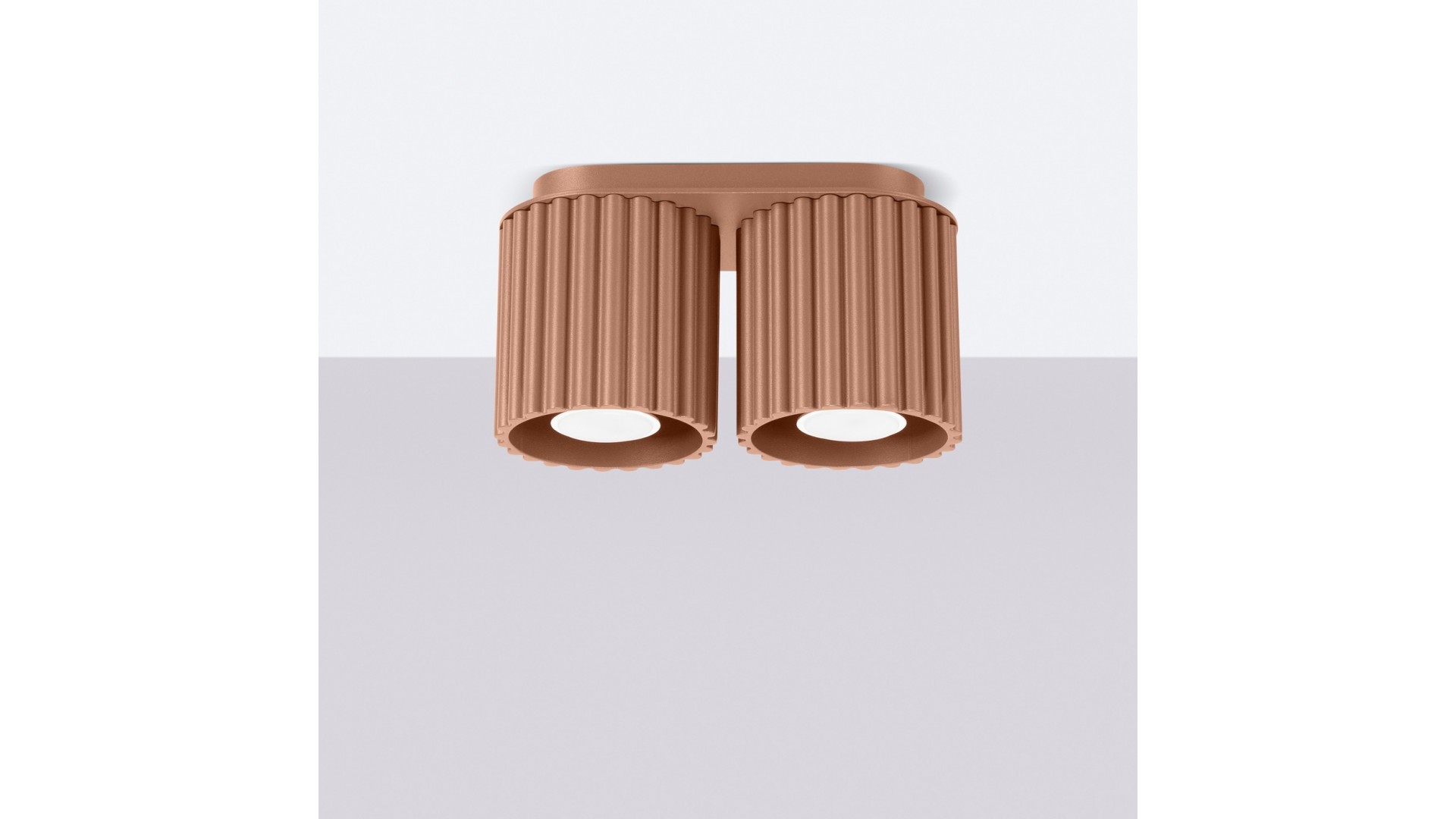 Plafon AURA 2 mocca GU10 Sollux SL.1805