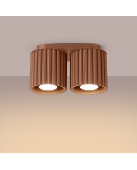 Plafon AURA 2 mocca GU10 Sollux SL.1805