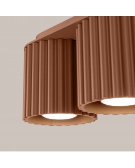 Plafon AURA 2 mocca GU10 Sollux SL.1805