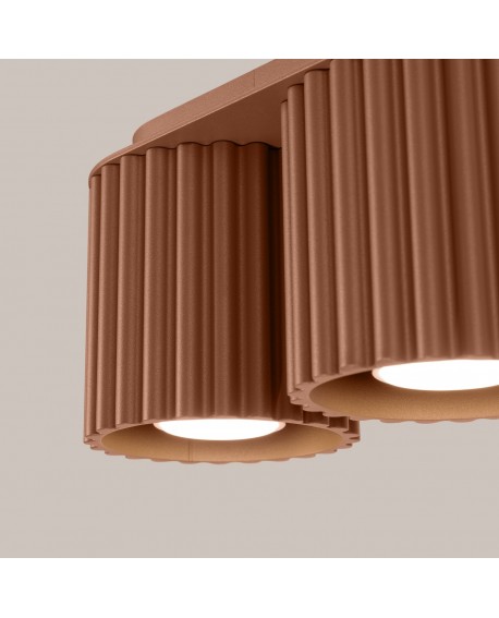 Plafon AURA 2 mocca GU10 Sollux SL.1805