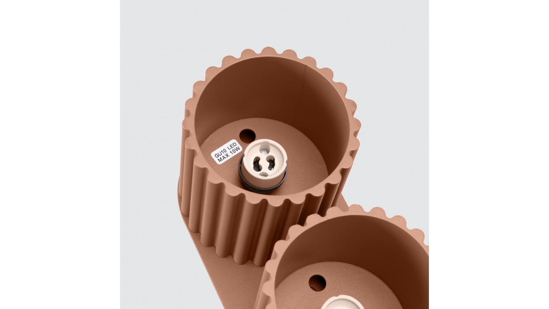Plafon AURA 2 mocca GU10 Sollux SL.1805