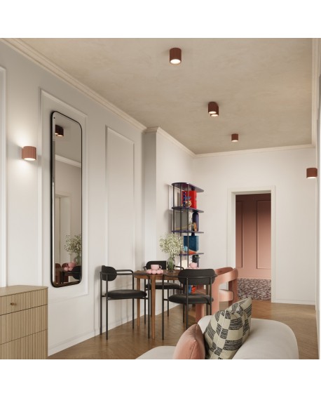 Plafon AURA 2 mocca GU10 Sollux SL.1805