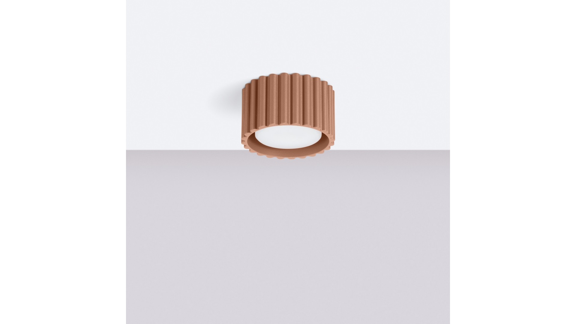 Plafon AURA 1 mocca Gx53 Sollux SL.1807