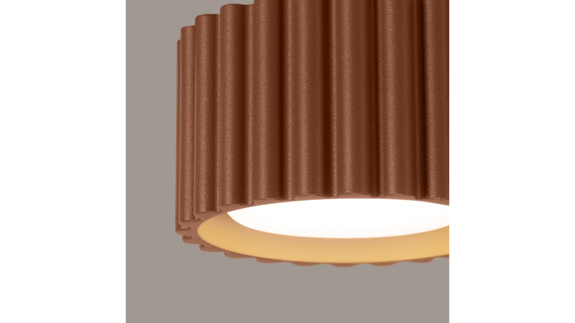 Plafon AURA 1 mocca Gx53 Sollux SL.1807