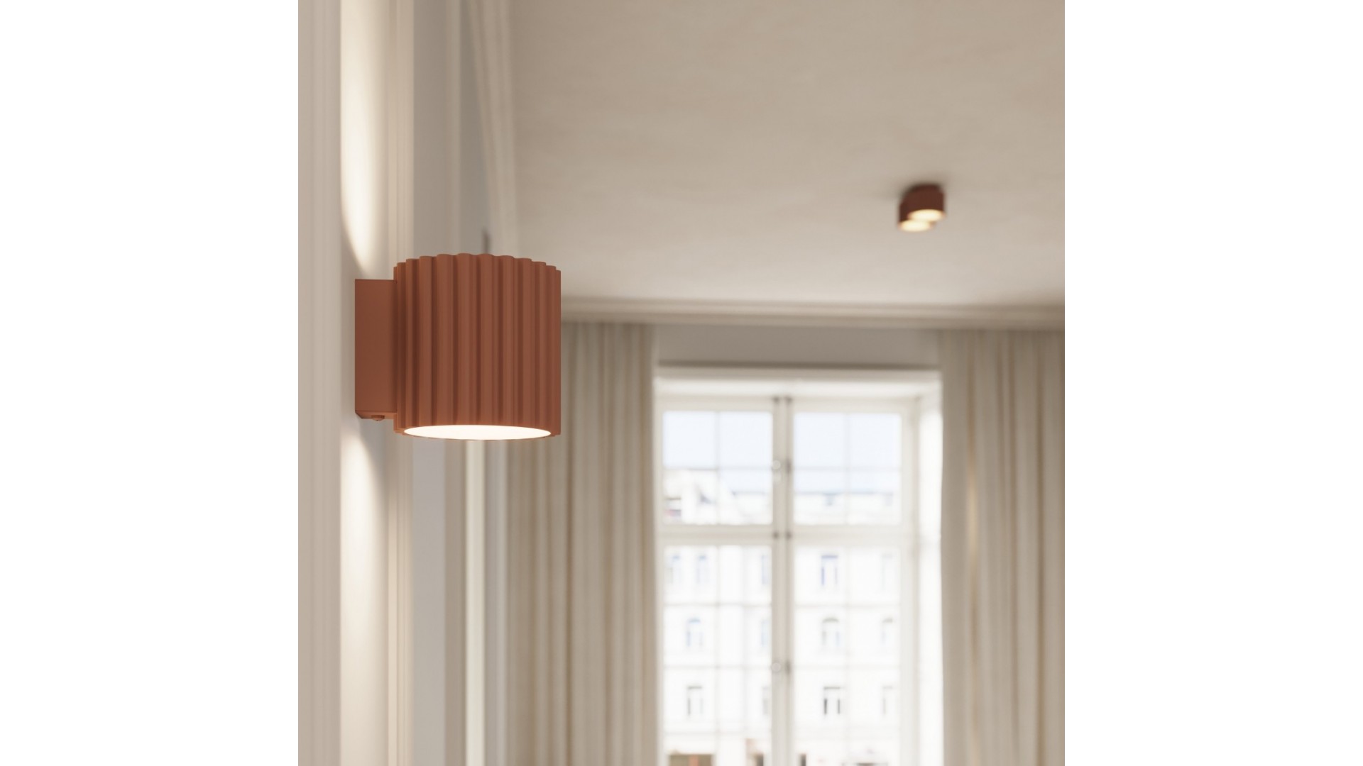 Plafon AURA 1 mocca Gx53 Sollux SL.1807