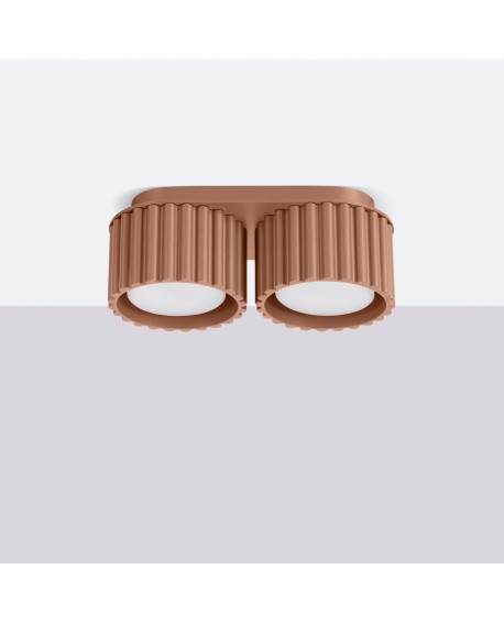 Plafon AURA 2 mocca Gx53 Sollux SL.1808