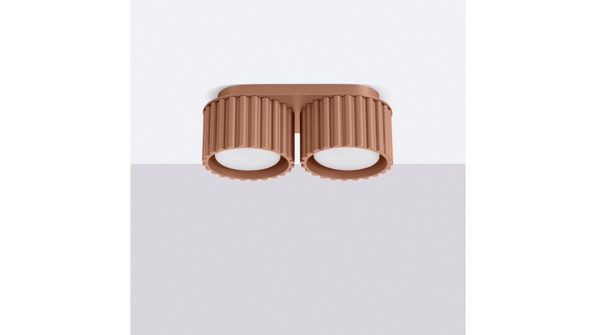 Plafon AURA 2 mocca Gx53 Sollux SL.1808