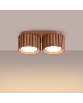 Plafon AURA 2 mocca Gx53 Sollux SL.1808