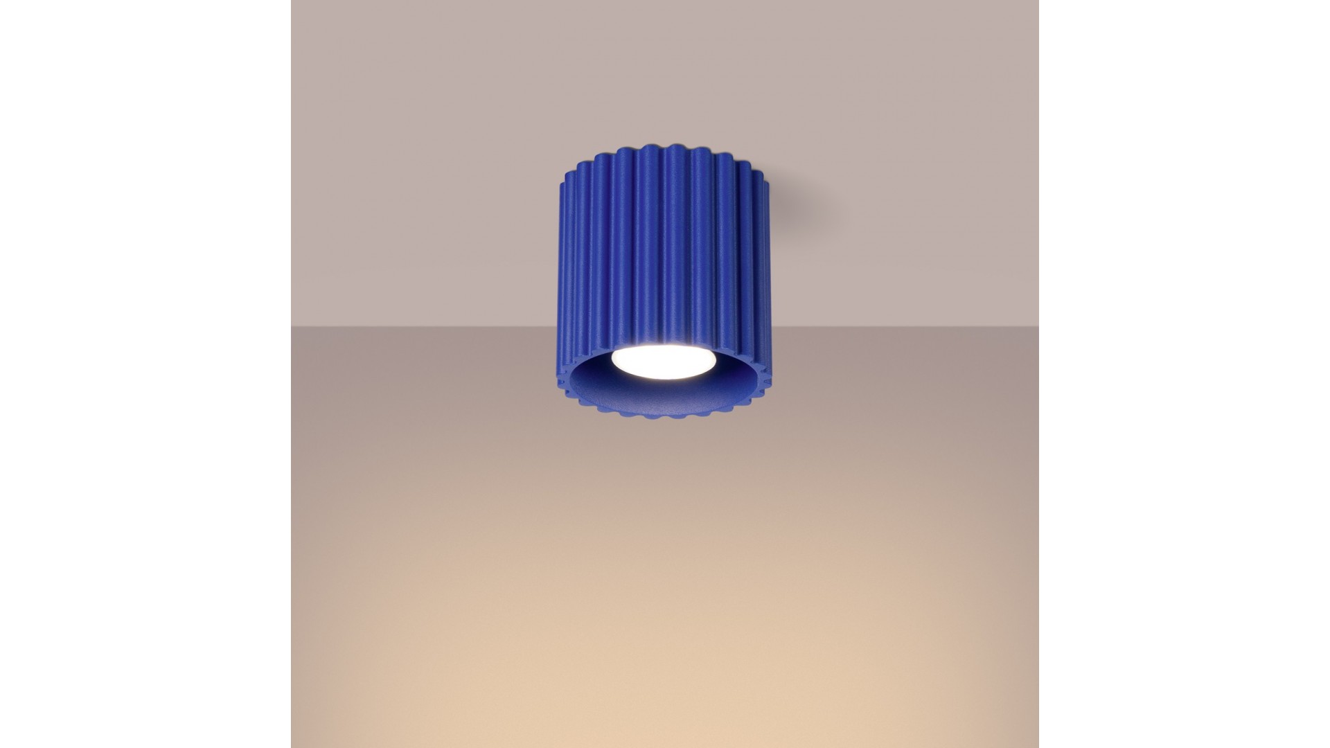 Plafon AURA 1 ultramaryna GU10 Sollux SL.1809