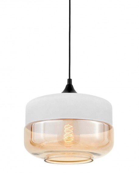 LAMPA WISZĄCA NOWOCZESNA LOFT BIAŁA BARLET LUMINA DECO