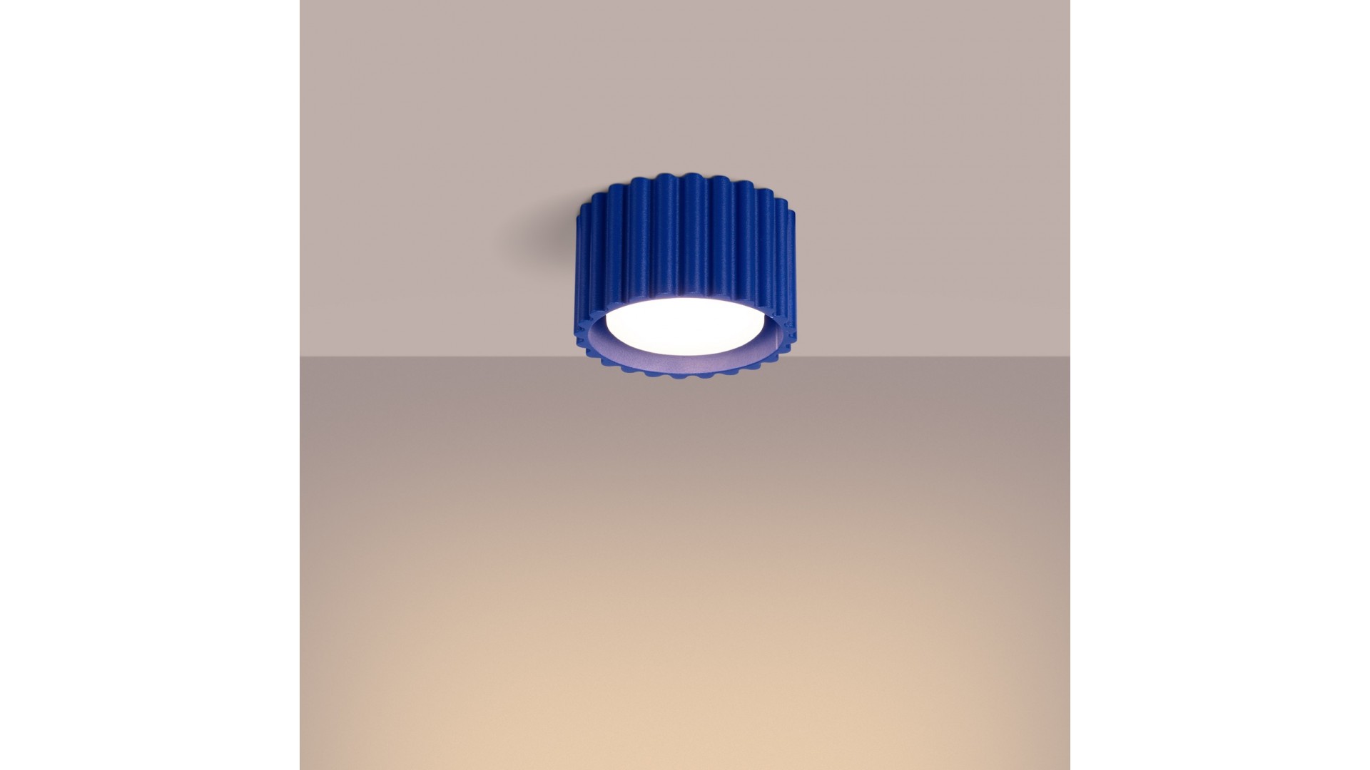 Plafon AURA 1 ultramaryna Gx53 Sollux SL.1812