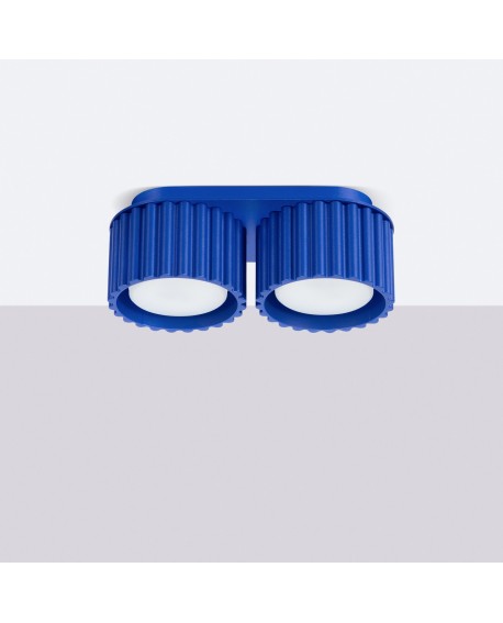 Plafon AURA 2 ultramaryna Gx53 Sollux SL.1813