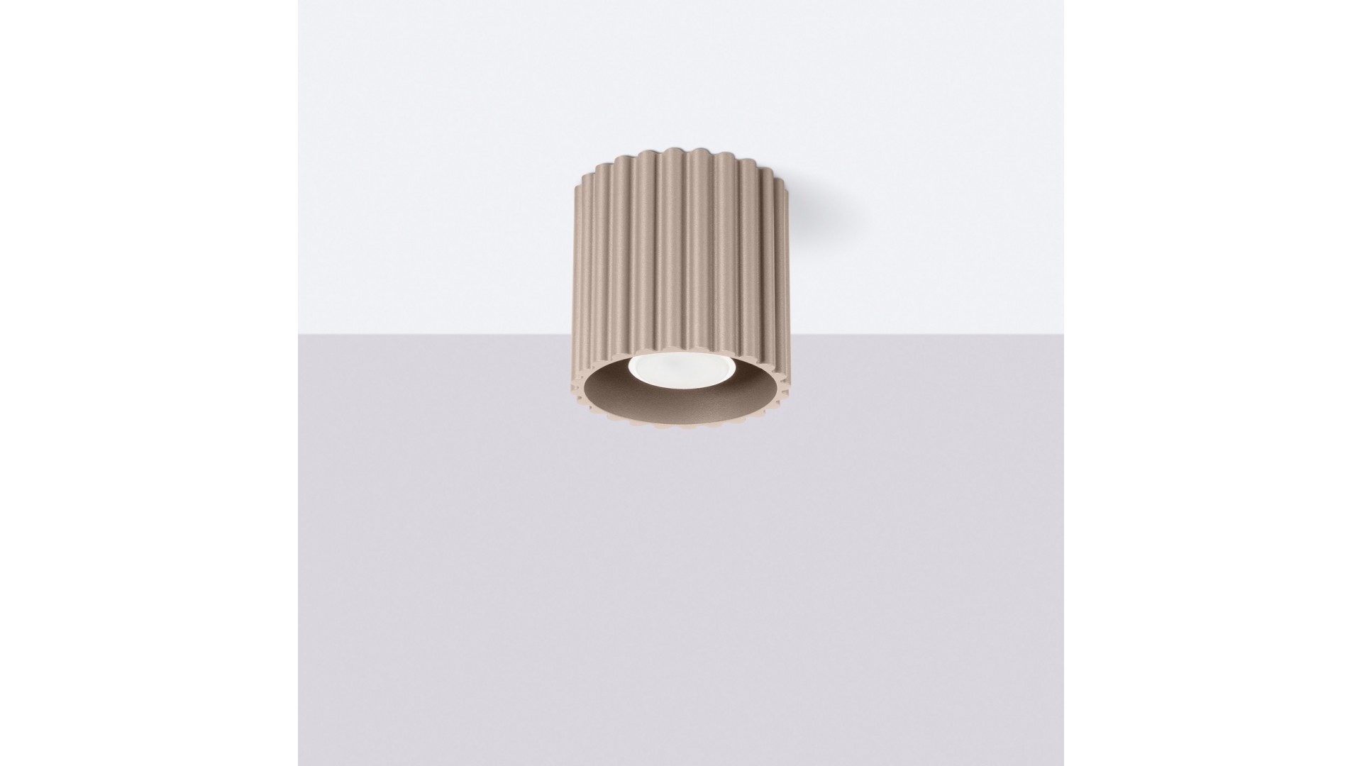 Plafon AURA 1 taupe GU10 Sollux SL.1814